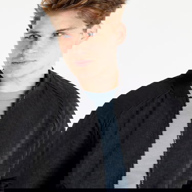 Bomber jakna CALVIN KLEIN Exposed Zip Oversized Woven Jacket Crna | J30J322938 BEH, 2