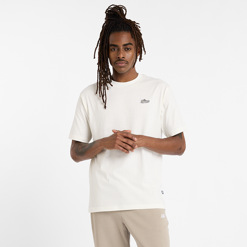 Majica kratkih rukava New Balance NB Essentials Embroidered Tee Bijela | NBMT51966SST