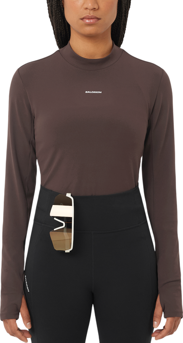 Majica kratkih rukava Salomon Salomon SHKout Bliss Long Sleeve T-Shirt Smeđa | lc2659800, 0