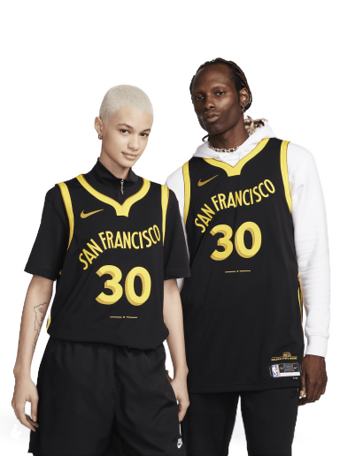 Dres Nike Dri-FIT ADV NBA Authentic Stephen Curry Golden State Warriors 2023/24 City Edition Crna | DX8759-010