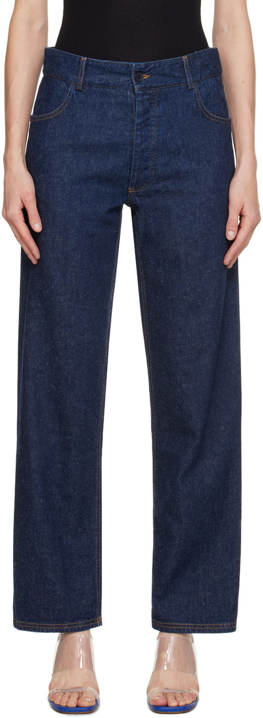 Jeans Baserange Baserange Indre Straight Leg Jeans Plava | TRIN-CO-SP24
