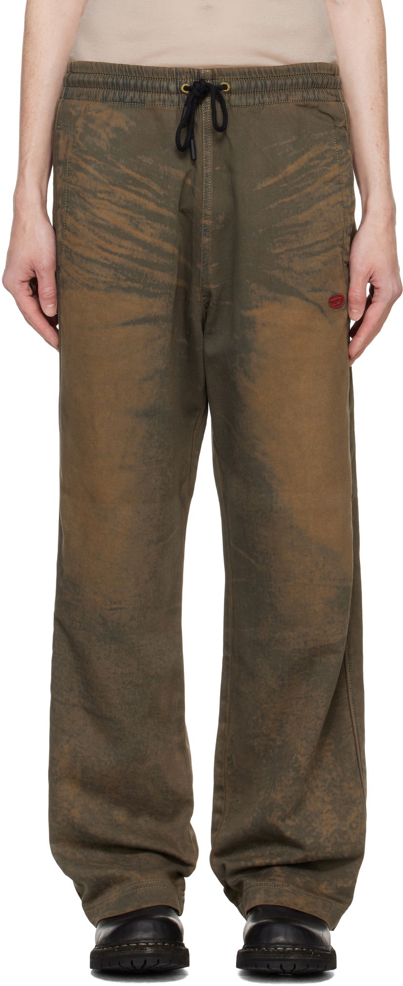 Trenirka Diesel D-Martians-S Track Sweatpants Smeđa | A13142-068NG-01