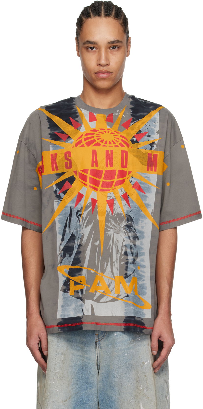 Majica kratkih rukava Perks And Mini Perks and Mini Sphere 360 Graphic T-Shirt Siva | 1567