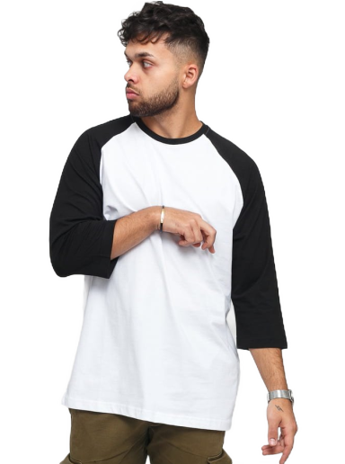 Majica kratkih rukava Urban Classics Contrast 3/4 Sleeve Raglan Tee Bijela | TB366 white