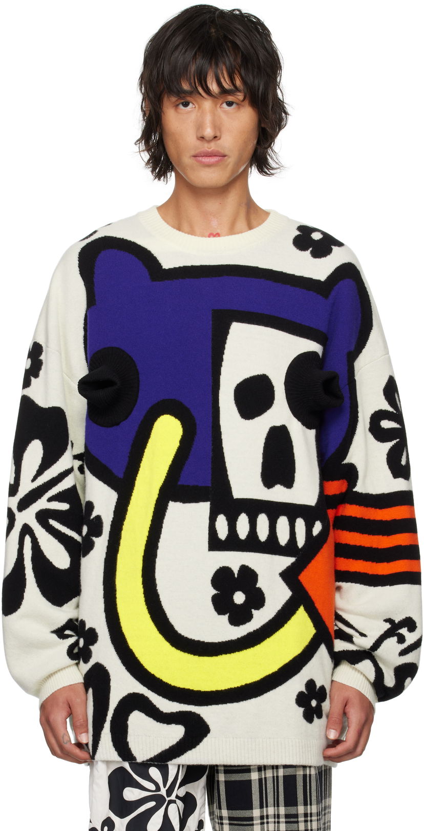 Džemper Walter Van Beirendonck Knit Crewneck Sweater Višebojno | 5001