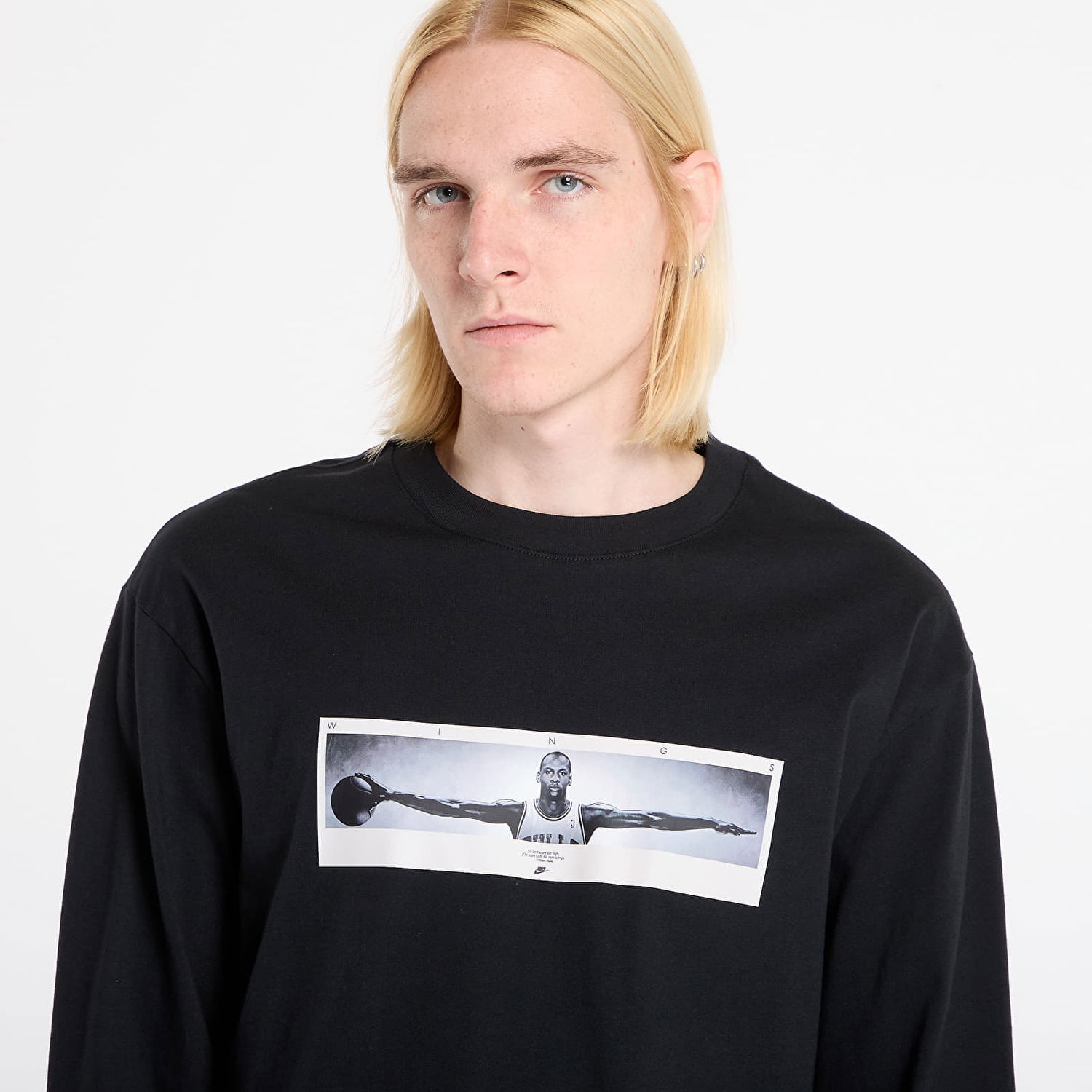 Majica kratkih rukava Jordan Jordan M Brand Photo LS Crew T-Shirt Crna | HV4563-010, 1