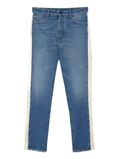 Jeans Palm Angels Track Denim Plava | PMYA028F21DEN0024001