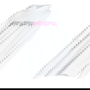 Dukserice Balenciaga Double Sleeve Hoodie Bijela | 681029 TLVF1 0901, 1