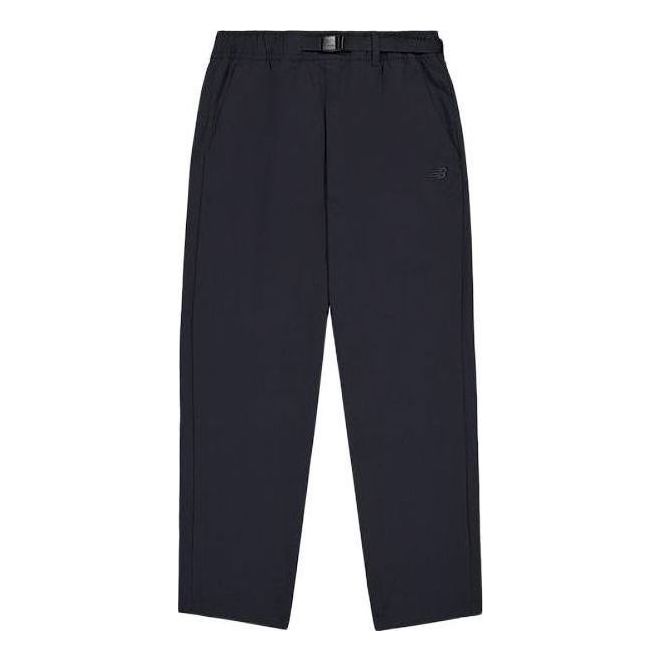 Hlače New Balance Woven Logo Pants Tamnoplava | AMP42311-BK