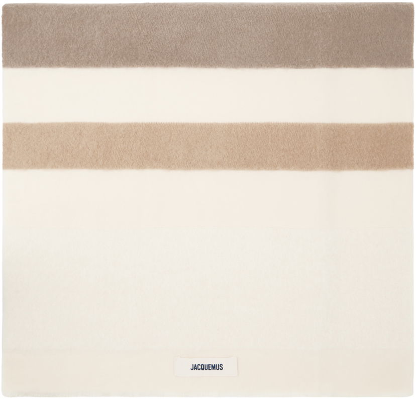 Šal Jacquemus Beige 'L'écharpe Arazzo' Scarf Bež | 24H246AC683-5206