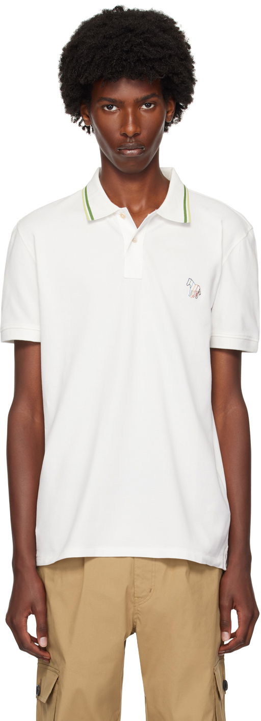 Polo majica Paul Smith PS Paul Smith Zebra Polo Bijela | M2R-151LE-N21511-02A