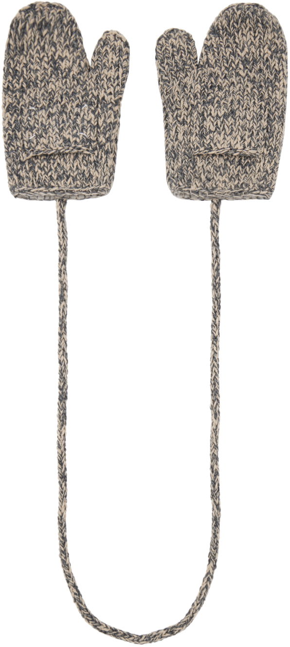 Rukavice Maison Margiela Shetland Wool Mittens Siva | S50TS0043 M13067