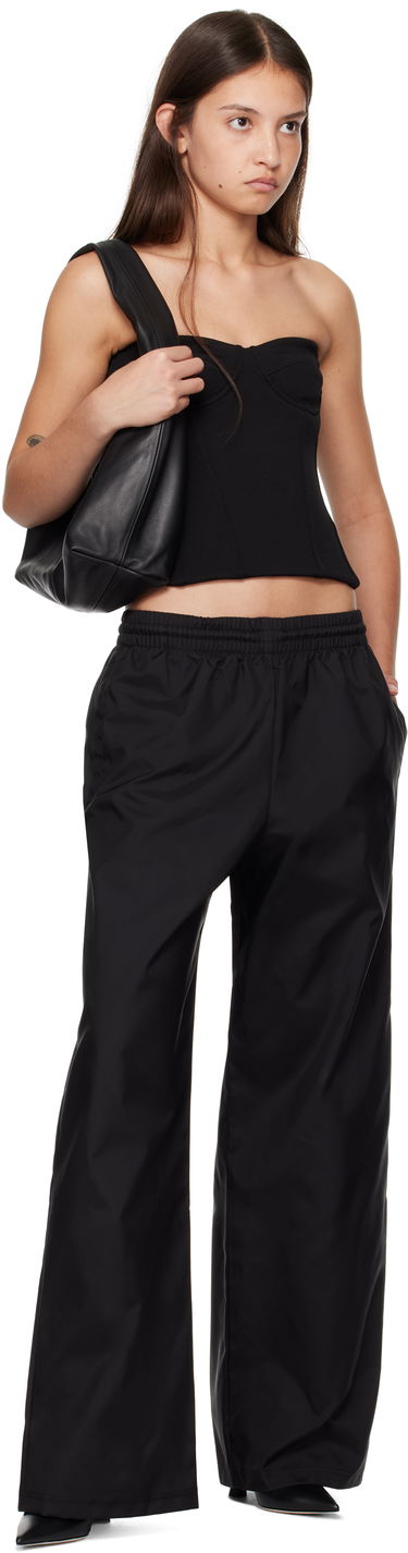 Majica bez rukava WARDROBE.NYC WARDROBE.NYC Semi Matte Bustier Tank Top Crna | W1101F24MJ, 3