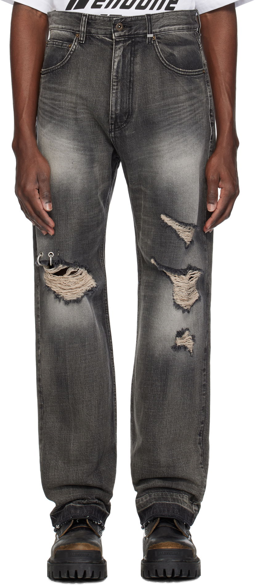 Jeans We11done We11done Distressed Jeans Siva | WD-DP0-25-333-M-BK