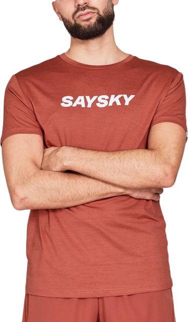 Majica kratkih rukava Saysky Saysky Pace Logo T-Shirt Crvena | nmrss20c5006, 0