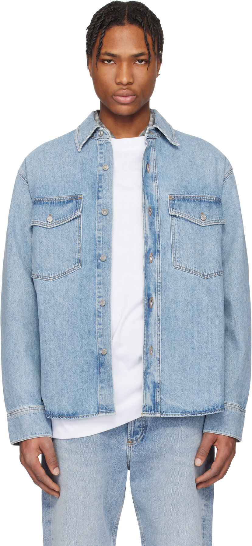 Košulja AGOLDE AGOLDE Rafe Denim Shirt Plava | A4030-3018