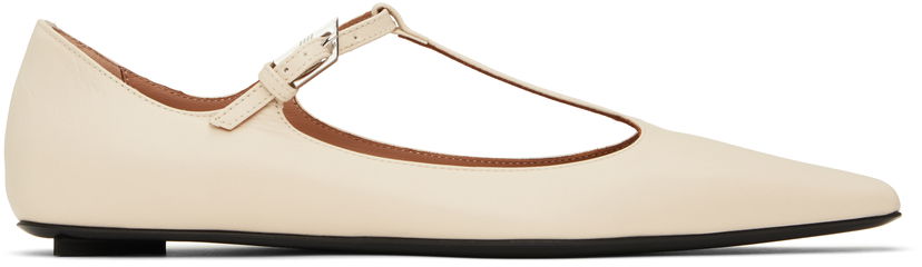 Odjeća The Attico Attico Juno Ballerina Flats Bež | 250WSH00858 LBT116AA