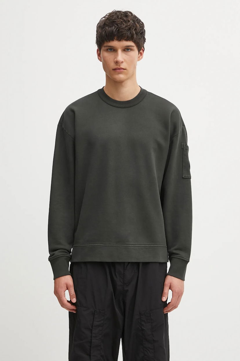 Dukserice C.P. Company C.P. Company Crewneck Sweatshirt Zelena | 19CMSS058A006372G