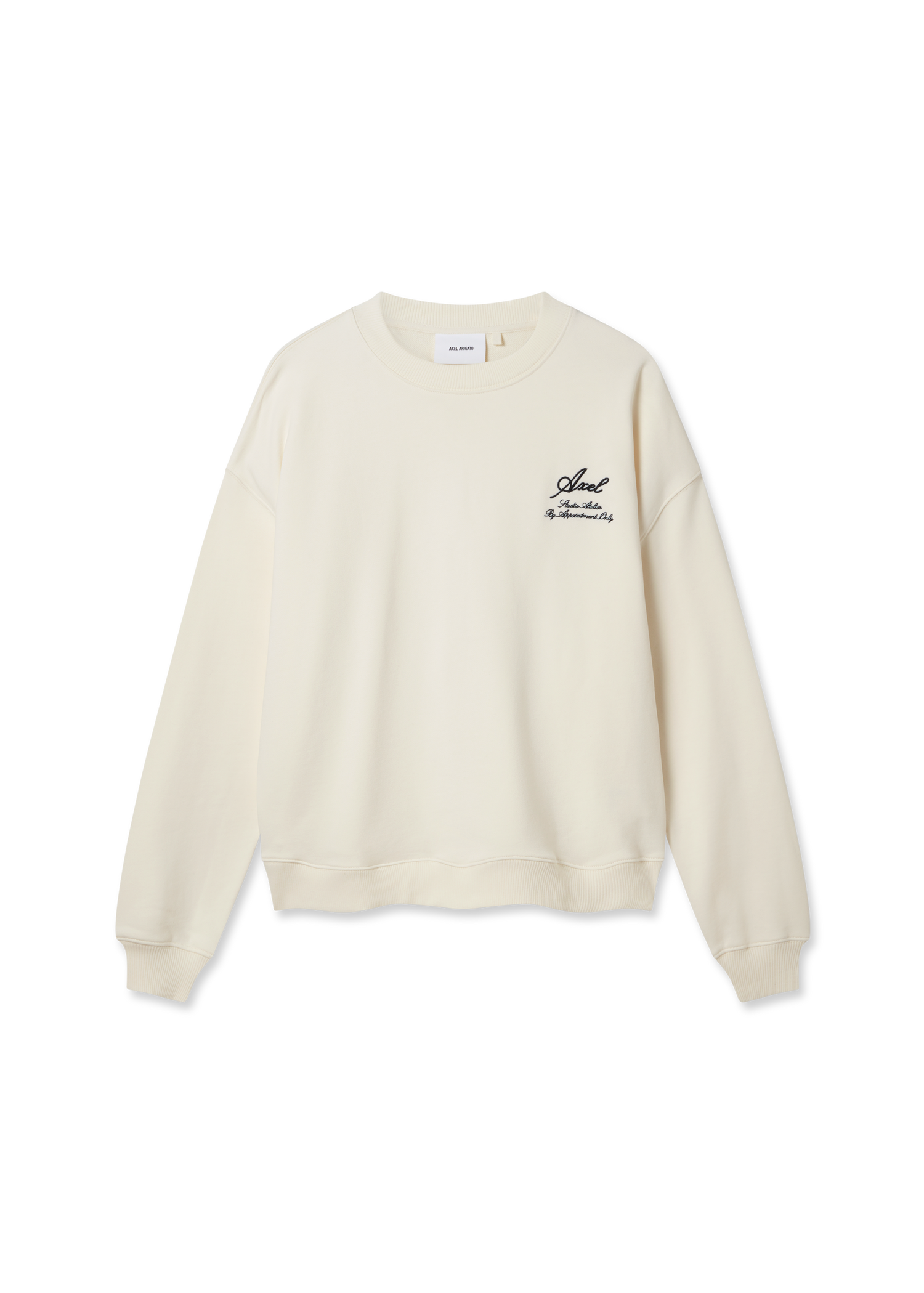 Dukserice AXEL ARIGATO Cream Relaxed-Fit Sweatshirt Bijela | A3000001, 1