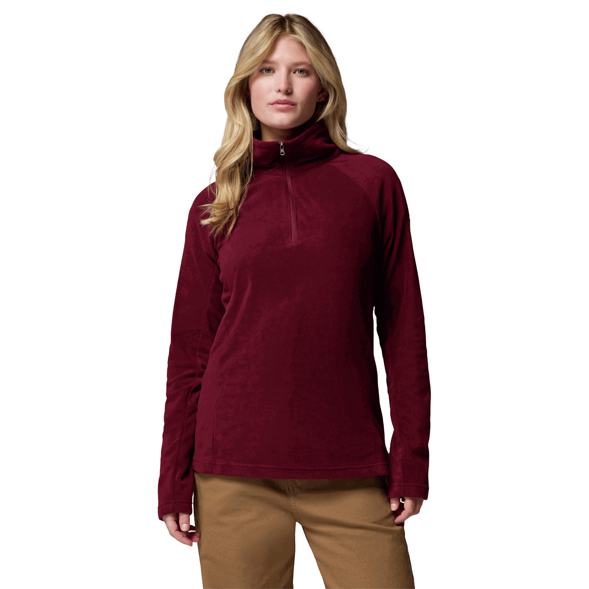 Dukserice Columbia Glacial™ IV Half-Zip Fleece Pullover Tamnocrvena | 1802201622, 0