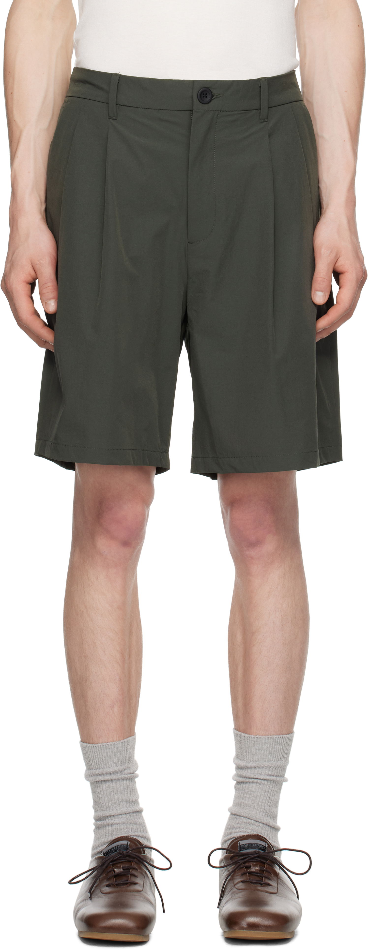 Kratke hlače NORSE PROJECTS Norse Projects Benn Travel Light Shorts Zelena | N35-0622, 0