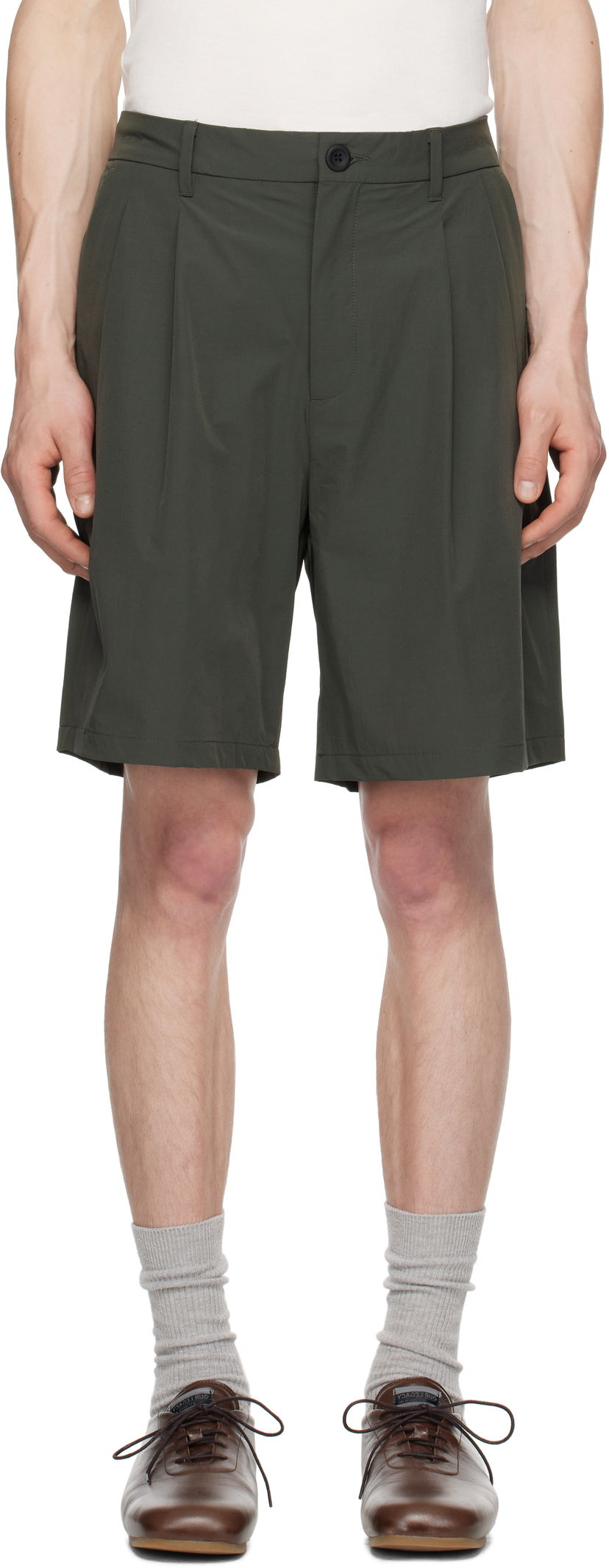 Kratke hlače NORSE PROJECTS Norse Projects Benn Travel Light Shorts Zelena | N35-0622