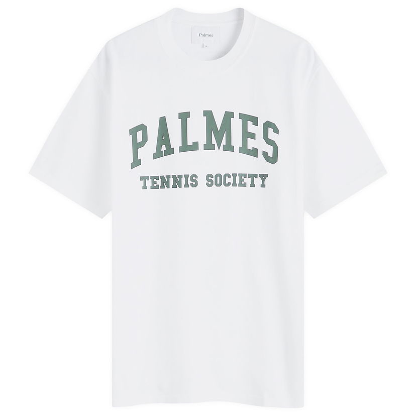 Majica kratkih rukava Palmes Ivan Collegiate T-Shirt Bijela | P10-0004-077