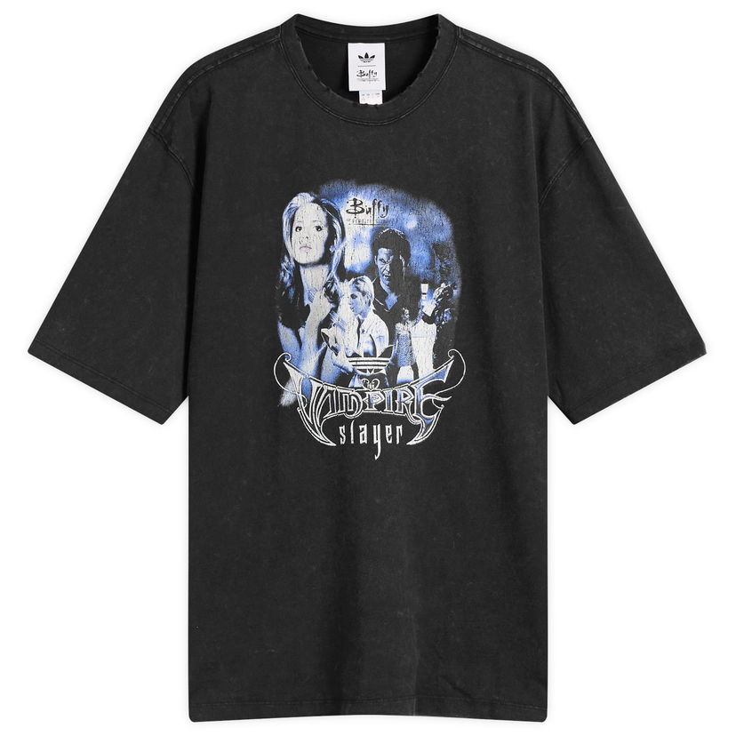 Majica kratkih rukava adidas Originals Buffy the Vampire Slayer Graphic Tee Crna | JW0154