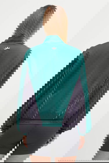 Vjetrovka adidas Originals Sporty & Rich Three-Stripe Full-Zip Windbreaker Višebojno | KA7990, 4