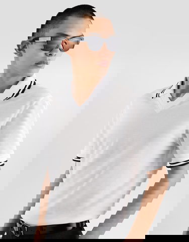 Polo majica Dolce & Gabbana Dolce & Gabbana Piqué Polo Shirt 52 Bijela | G8SX9THU7UTW0800, 3