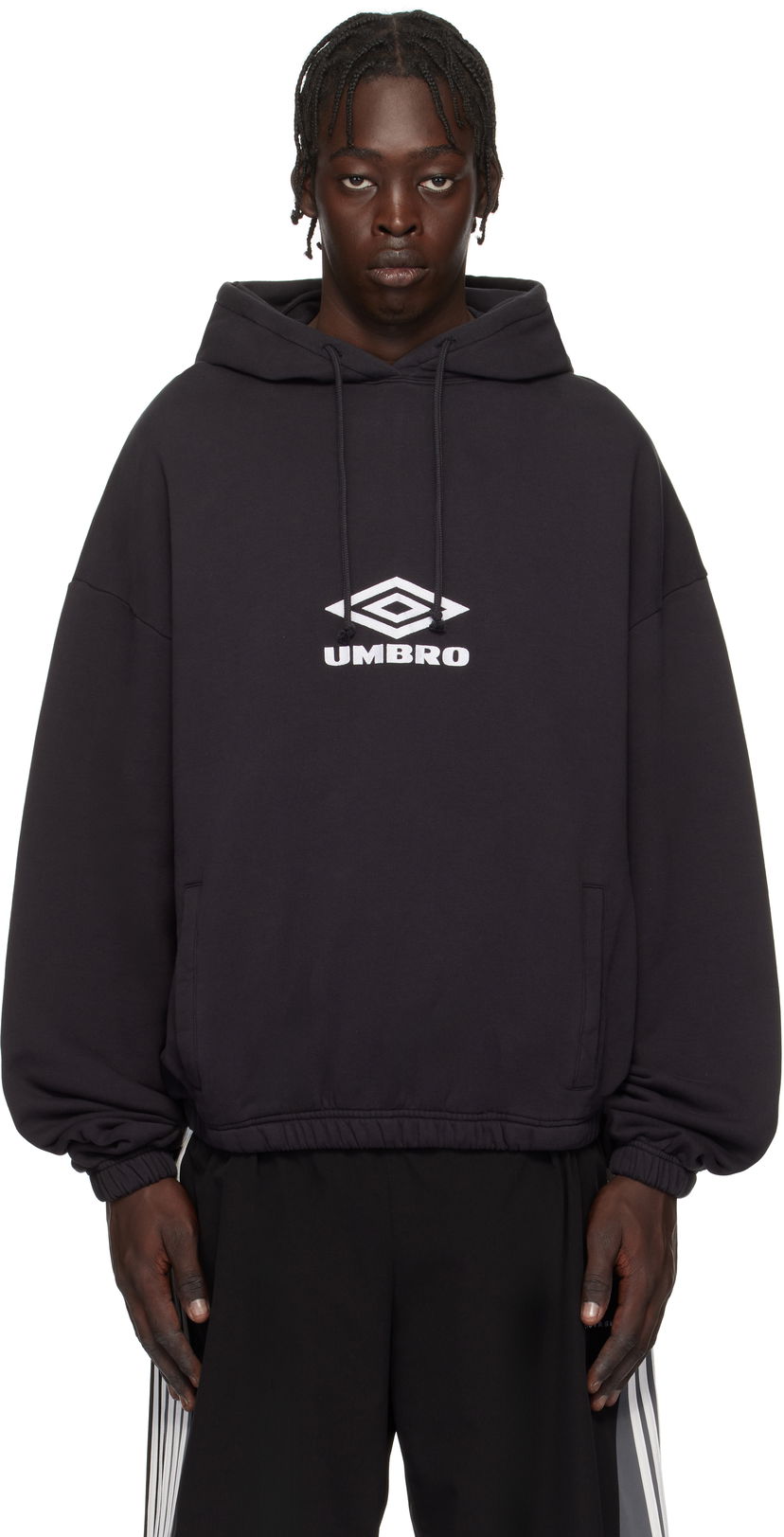 Dukserice Umbro Masked Logo Hoodie Crna | UBMW0216FA147