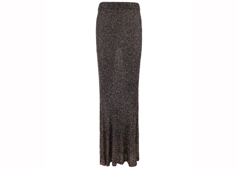 Suknja Balenciaga Mermaid Skirt Brown/Gold Crna | 772050T71962134