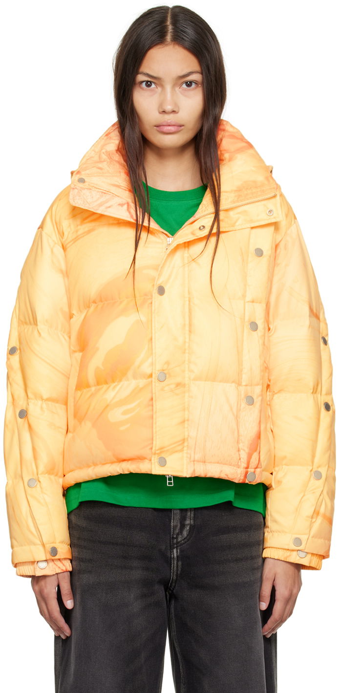Pernata jakna Feng Chen Wang Feng Chen Wang Deconstructed Down Jacket Narančasta | FWF14JK23
