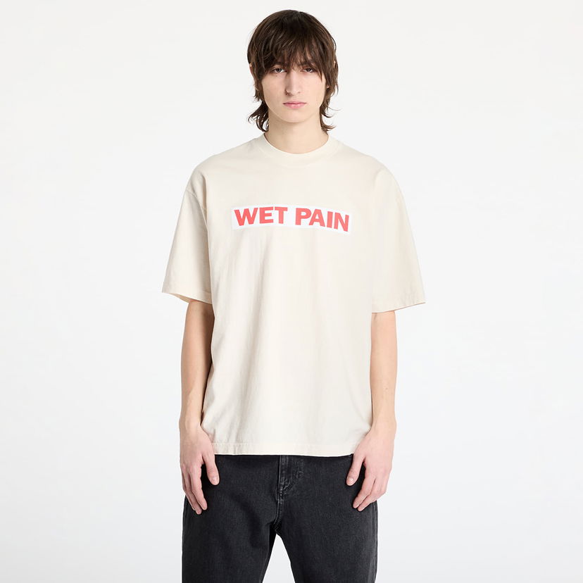 Majica kratkih rukava Pleasures PLEASURES Wet Pain T-Shirt Bež | P25SP066 CREAM