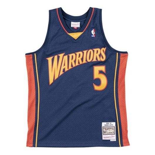 Dres Mitchell & Ness Mitchell & Ness Golden State Warriors Basketball Jersey Plava | SMJYCP18183-GSWNAVY06BDV