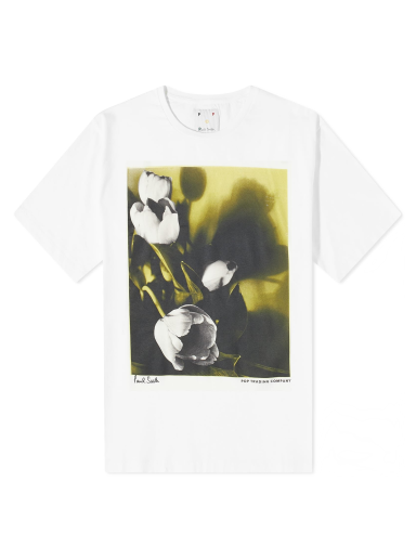 Majica kratkih rukava Pop Trading Company x Paul Smith Tulip Tee Bijela | M1R-136YE-KP3975