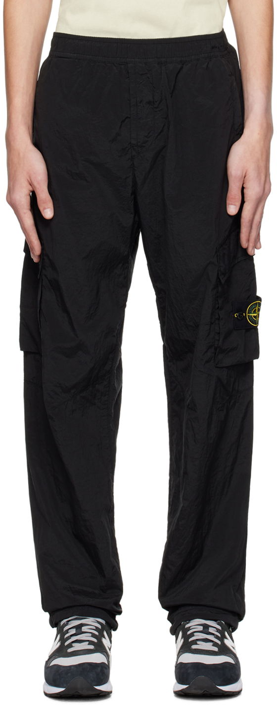 Odjeća Stone Island Loose-Fit Cargo Pants Crna | 791531019