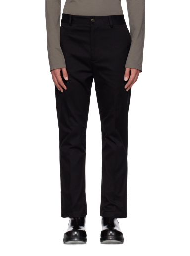 Hlače Acne Studios Regular Fit Trousers Crna | BK0509-