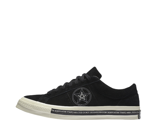 Tenisice i cipele Converse One Star 74 Ox Neighborhood Black Crna | 158601C-001