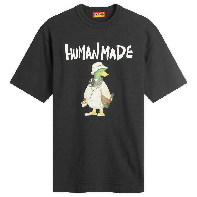 Majica kratkih rukava Human Made Duck Graphic Tee, Size Large Crna | HM29TE014-BLK