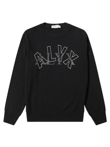 Dukserice 1017 ALYX 9SM Arch Logo Crew Sweatshirt Crna | AAUKN0198YA01-BLK0001