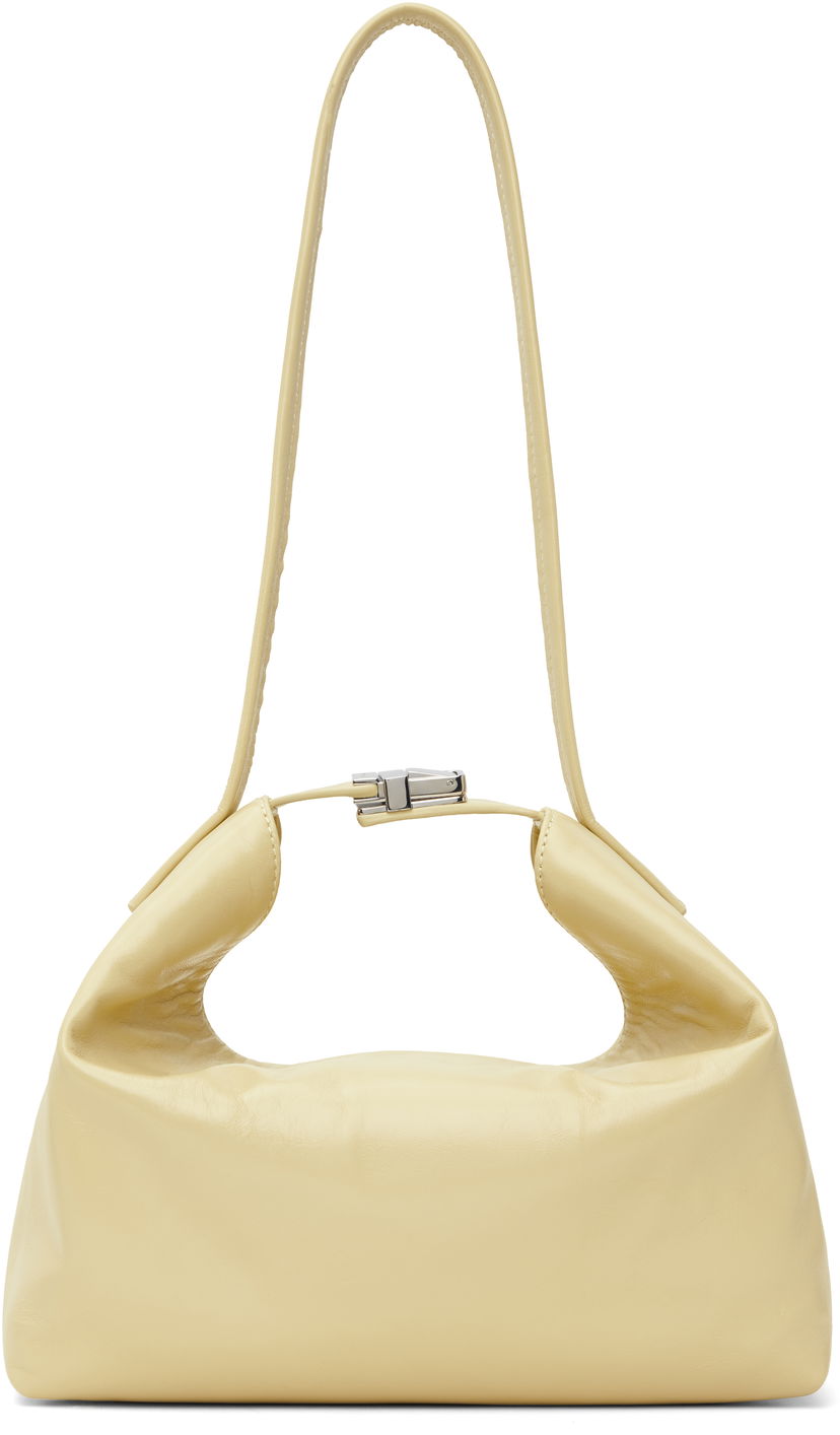 Ručna torbica BY FAR Bea Creased Leather Shoulder Bag Bež | MWBSB052LL002BG032PL
