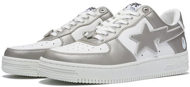 Tenisice i cipele BAPE Bape Sta Silver #4 Siva | 0ZXSHM191053L-SILVER, 1