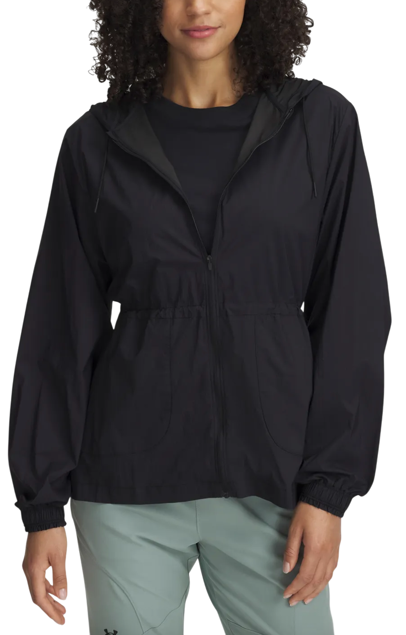 Jakna Under Armour Under Armour Cinch Waist Hooded Jacket Crna | 1389502-001