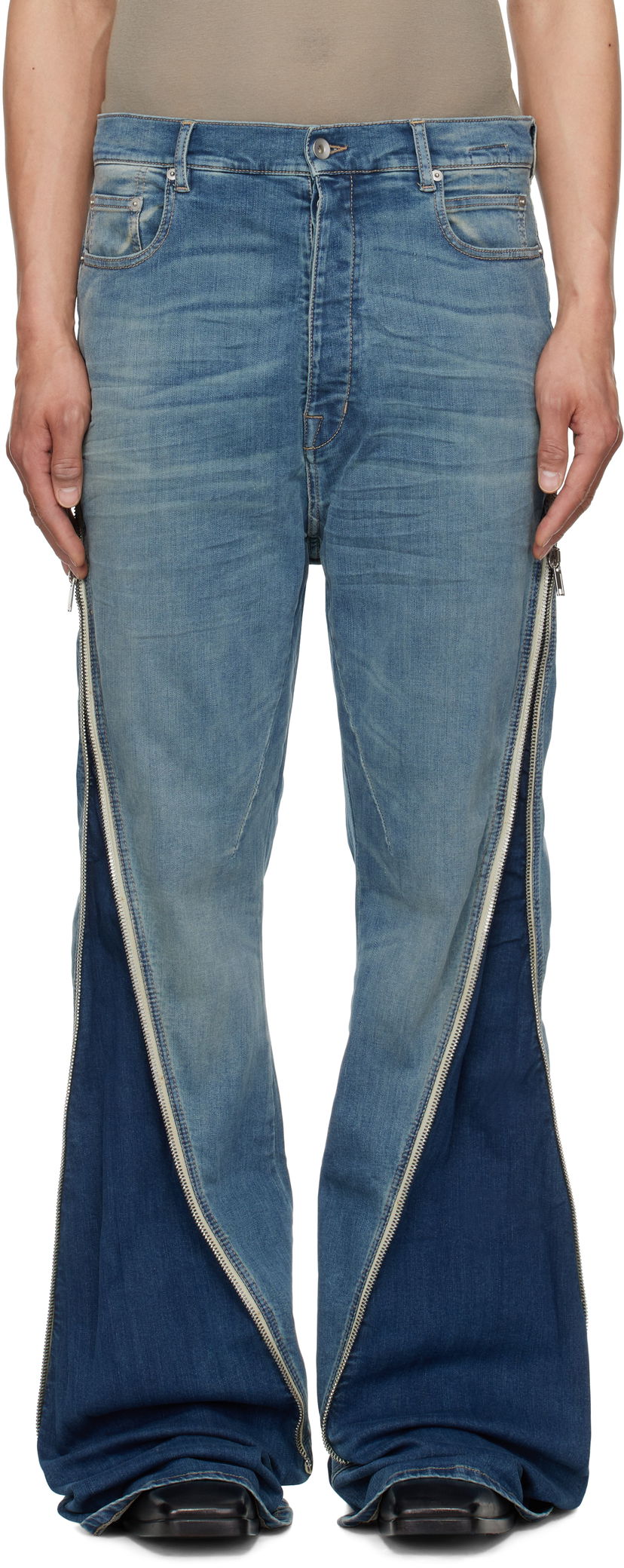 Jeans Rick Owens Rick Owens DRKSHDW Hollywood Bolan Banana Jeans Plava | DU01E3363 SDWB