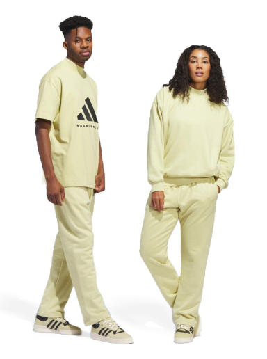 Hlače i traperice adidas Performance Sueded Pants Bež | IN7709