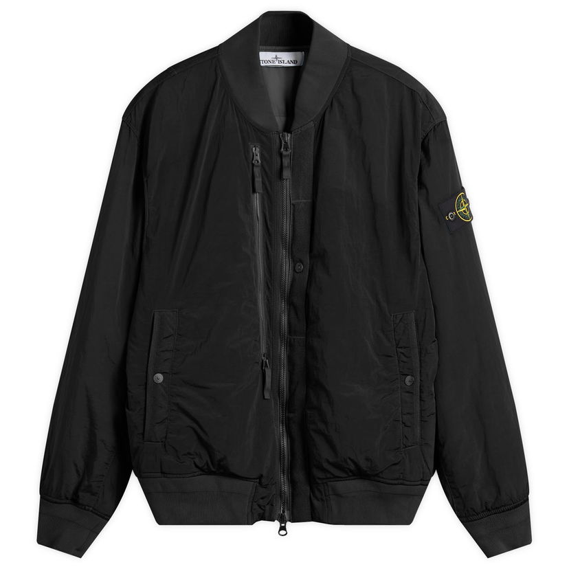 Bomber jakna Stone Island Nylon Metal EcoNyl PrimaLoft Bomber Jacket Crna | K2S154100038-V0029