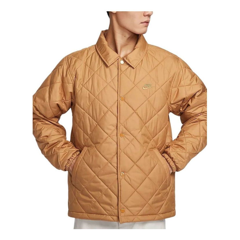 Pernata jakna Nike Therma-FIT Insulated Quilted Jacket Smeđa | FZ0635-224