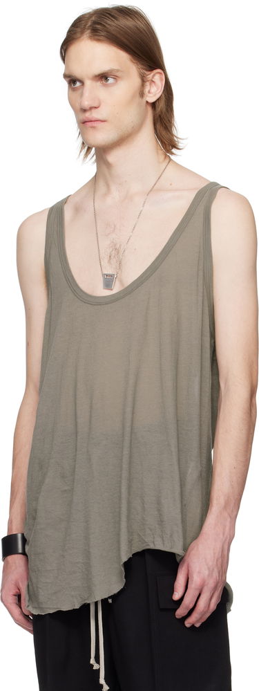 Majica bez rukava Rick Owens Rick Owens Hollywood Low Cut Tank Top Zelena | RR01E5101 UC, 3