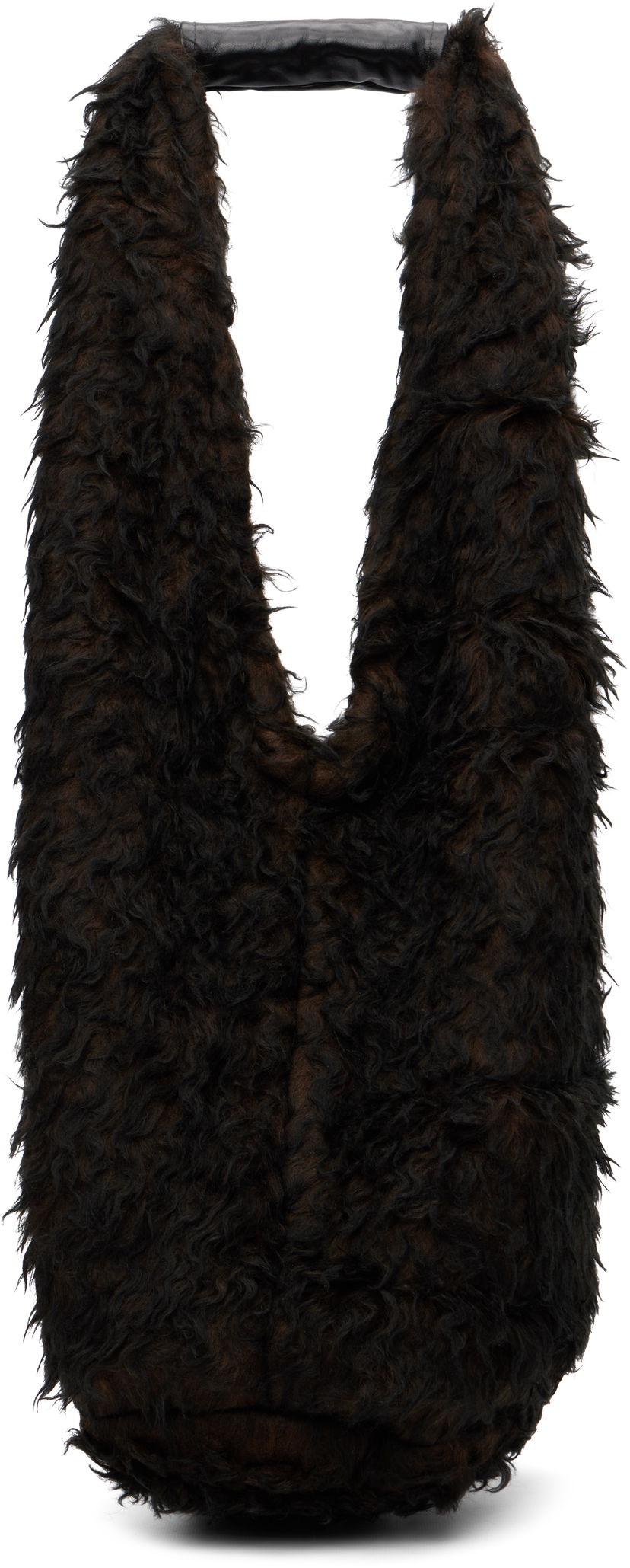 Tote bag OUR LEGACY OUR LEGACY Drip Faux Fur Tote Crna | A4258DO